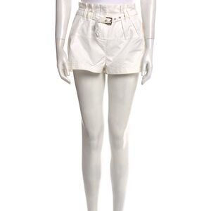Roberto Cavalli High Waist White Shorts